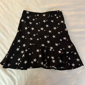 Nasty Gal Black Star Skirt